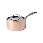 Primo 2L Copper Saucepan with Lid