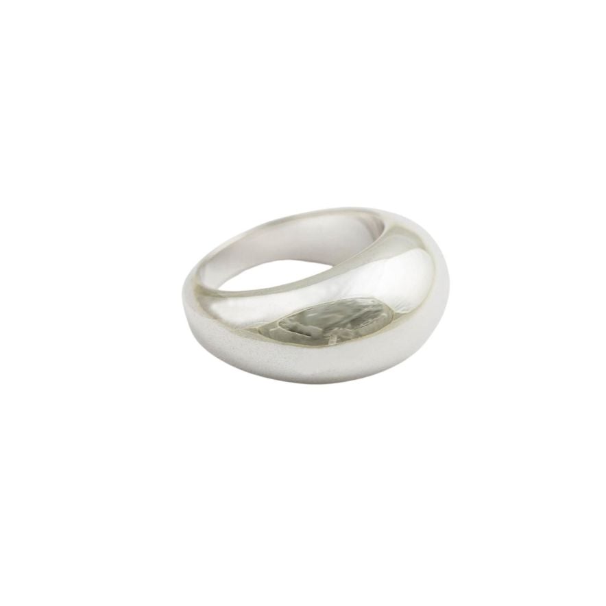 Ring Bolded Big Silver