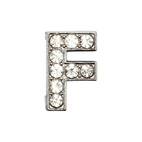 DRMZ F - Silver Rhinestone