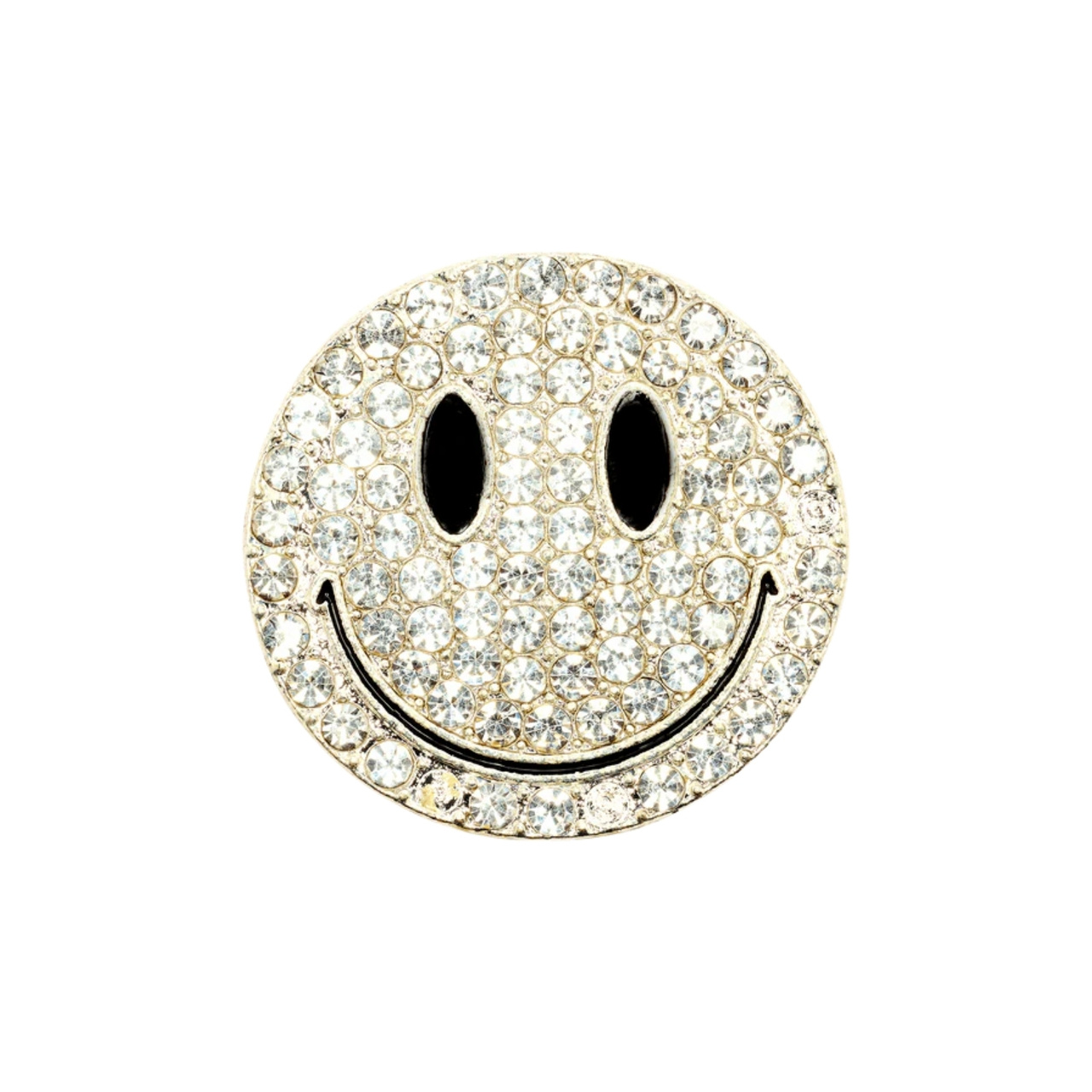 DRMZ Strass-Emoji Silber