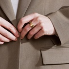 Ring Peak Rivet Guld