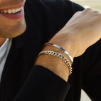 Armband Clark Kedja Stål