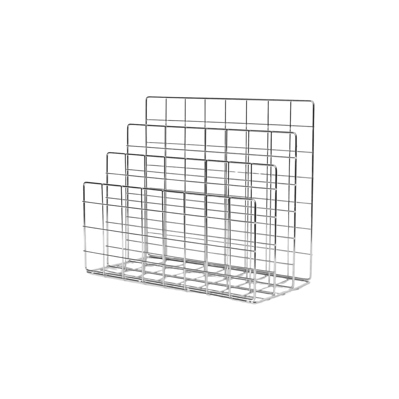 Tidningsställ Koster 37x18x32 cm Krom