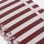 Linjerad anteckningsbok KIT Stripe A6