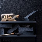 Pocket String Shelf, Nybro Blue
