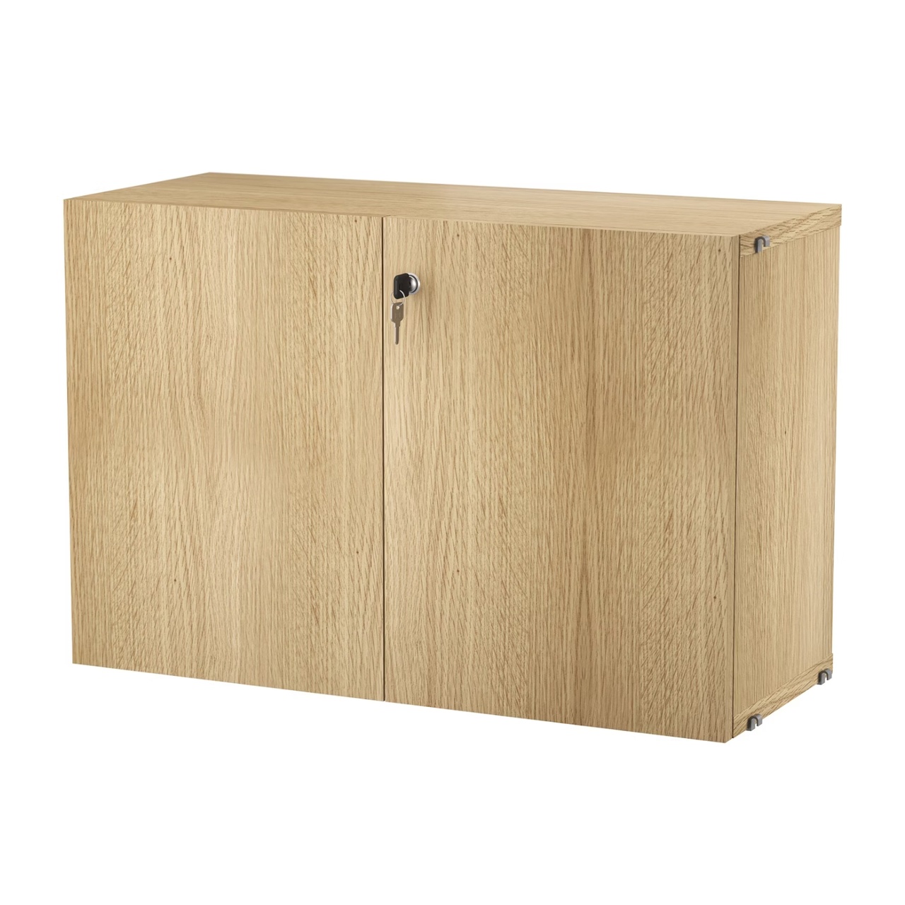 Lockable cabinet 78x32.2x52 Oak