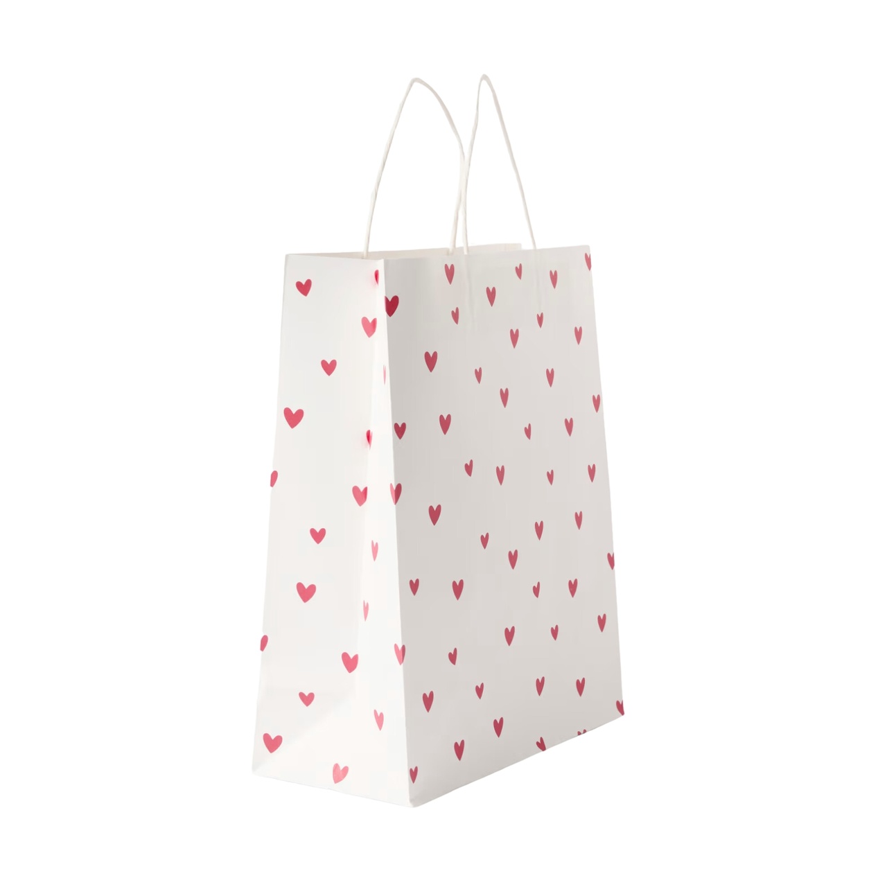 Geschenktüte Herzen Rot M