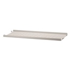 Metallihylly, matala 58x20, beige