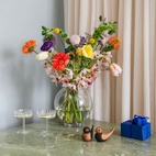 Dalia Vase 26 cm clear