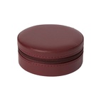 Smyckesskrin Jackie rund burgundy