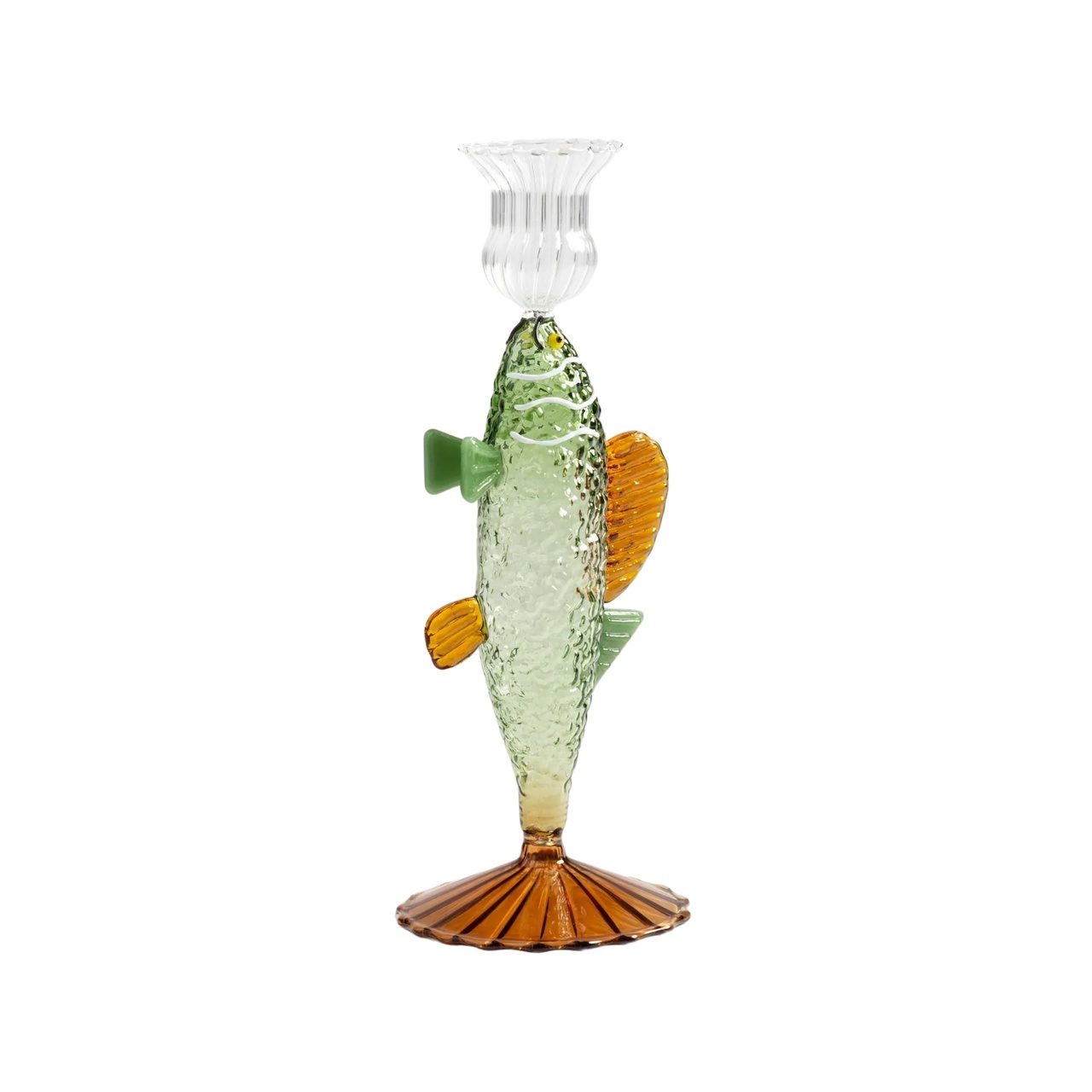 Ljusstake Fish  Grön