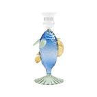 Ljusstake Fish  Blå