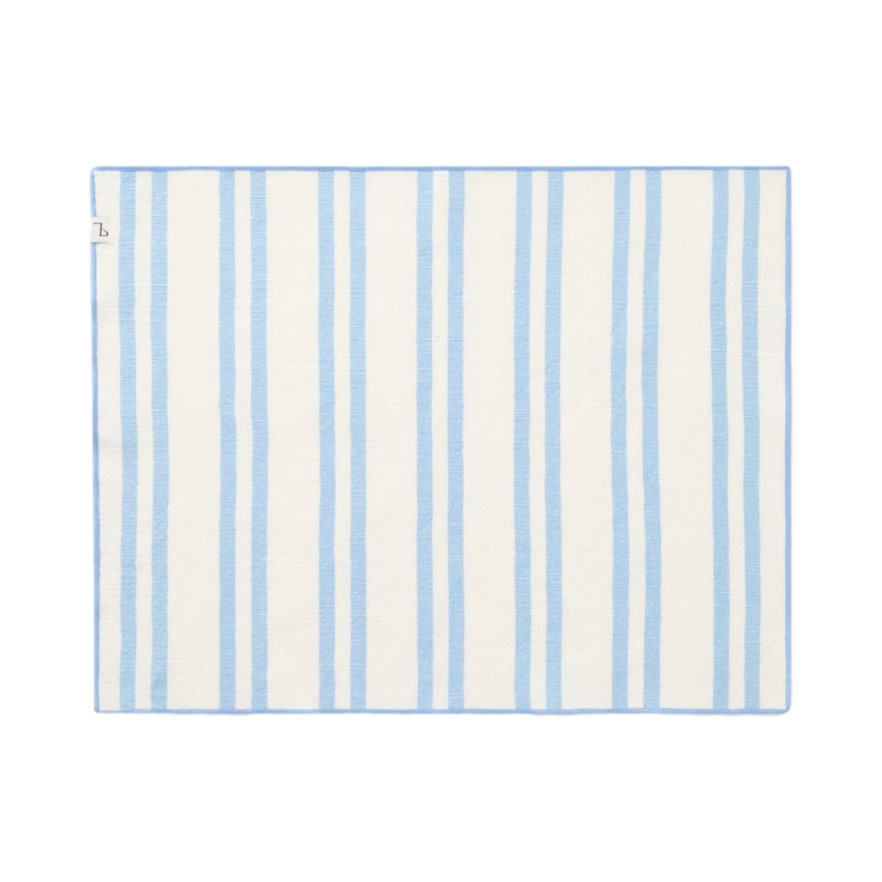 Striped placemat 35x45 cm blue