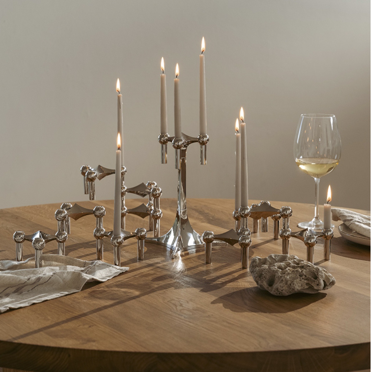 Stoff Nagel Single Candle Holder