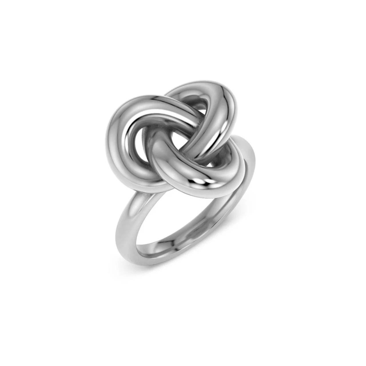 Ring Infinity Knot Large Stål L 18,5 mm