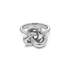 Ring Infinity Knot Large Stål