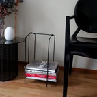 Tipack Magazine Rack, Black