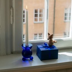 Ljusstake DT Kulan S  Blå