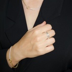 Armband Fusion silver/guld