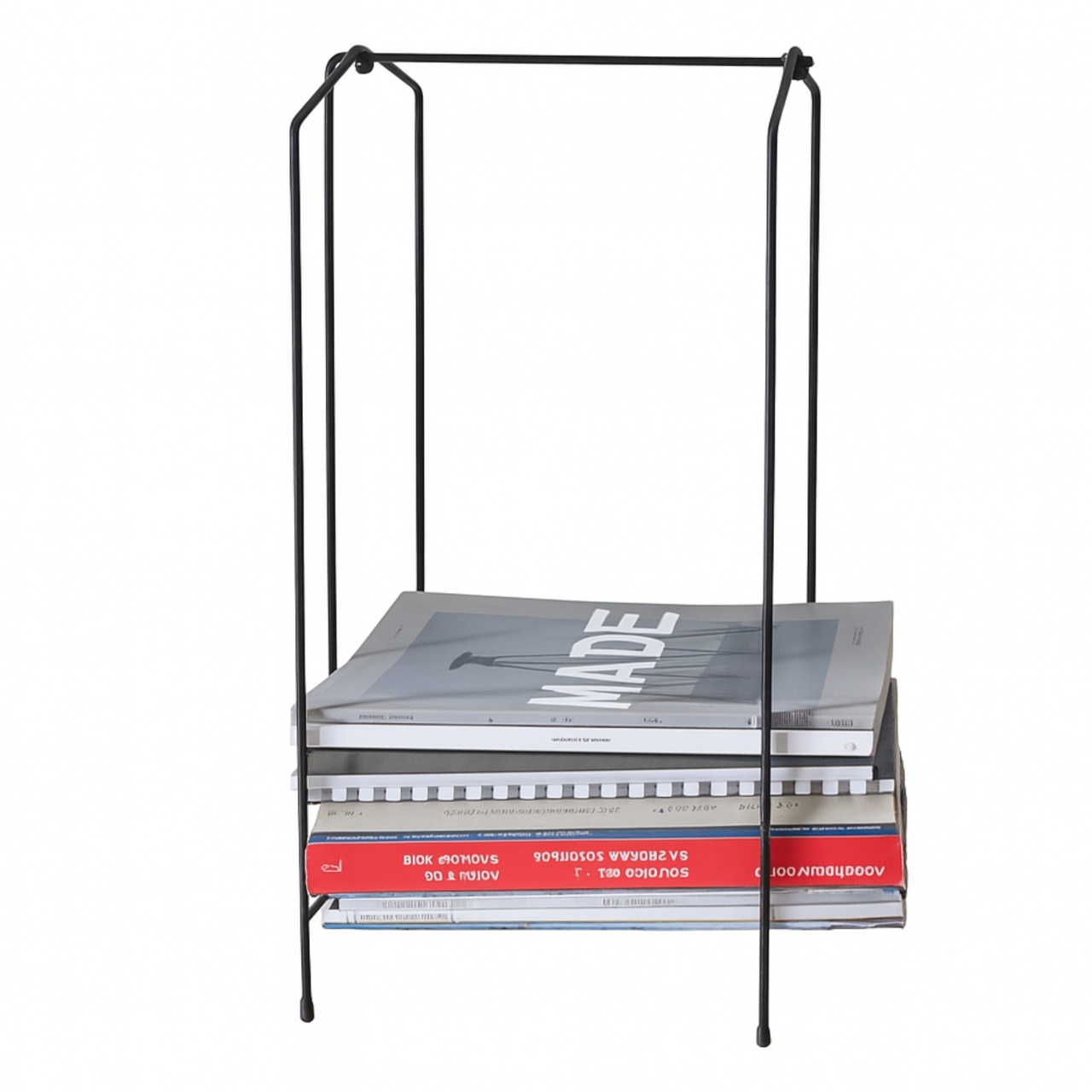 Tipack Magazine Rack, Black