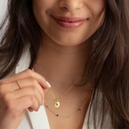 Berlock beloved heart Guld Klar