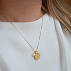 Berlock beloved Pearl Guld