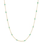Halsband Santa Monica 42cm Grön