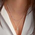 Halsband Santa Monica 42cm Grön