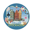 Glasunderlägg Stadsdelarna 6-pack