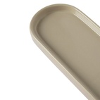 Vega Oval Beige Candle Holder