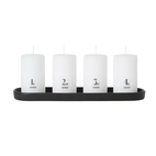 Vega oval candle dish