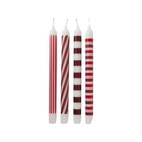 Ljus Randig 4-pack
