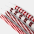 Ljus Randig 4-pack