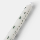 Kalenderljus 34cm Grön
