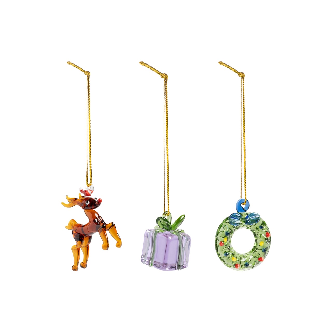Weihnachtsbaumschmuck Merry #1, 3er-Set