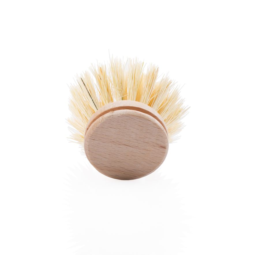 Hard dish brush head