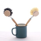 Hard dish brush head