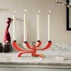 Kerzenständer Nordic Light 4 Rot