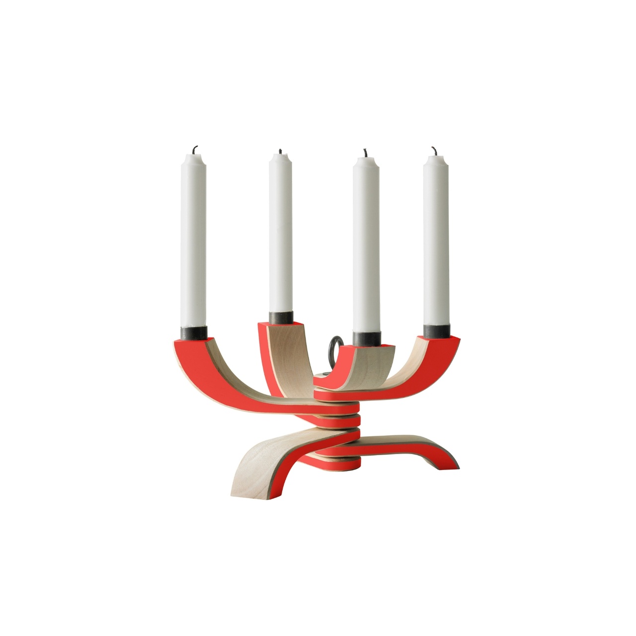 Kerzenständer Nordic Light 4 Rot