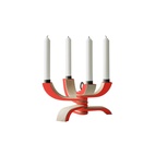 Kerzenständer Nordic Light 4 Rot