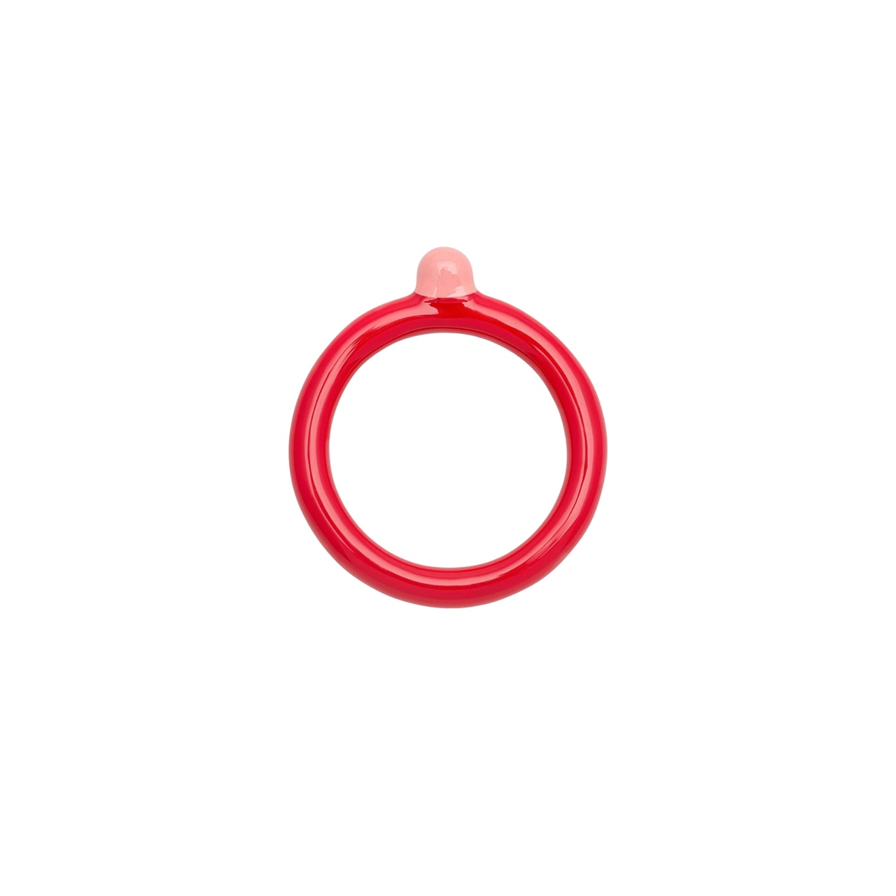 Ring Color top Hot coral