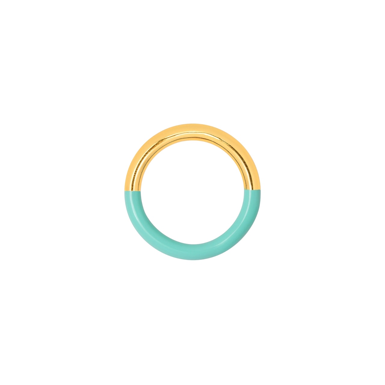 Ring Double color Guld/mint