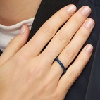 Ring Double color Blue/retro blue