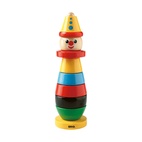 Stabel-legetøj Clown 26 cm Multi