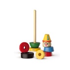Stabel-legetøj Clown 26 cm Multi