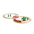 Klassische Eisenbahn mit 8 Figuren