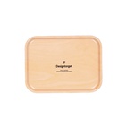 Bricka Virvla 20x27 cm svart/vit