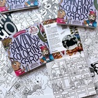 Bok BahKadisch Coloring Cards Lila