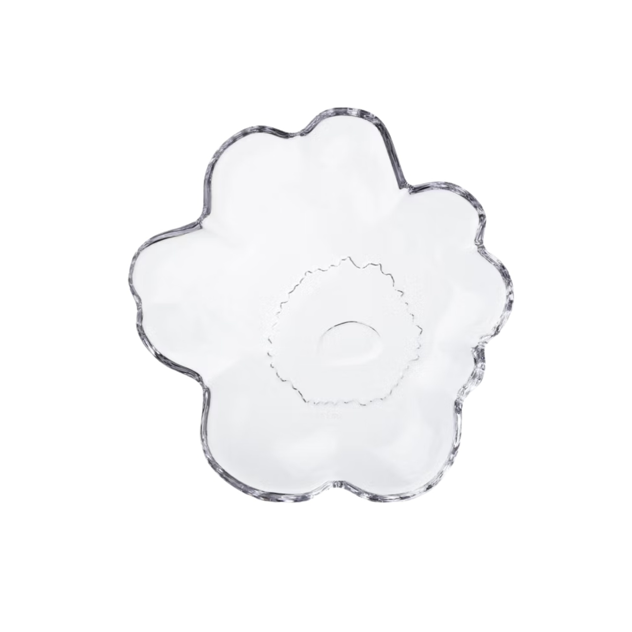 Unikko Glass Bowl 13 cm Clear