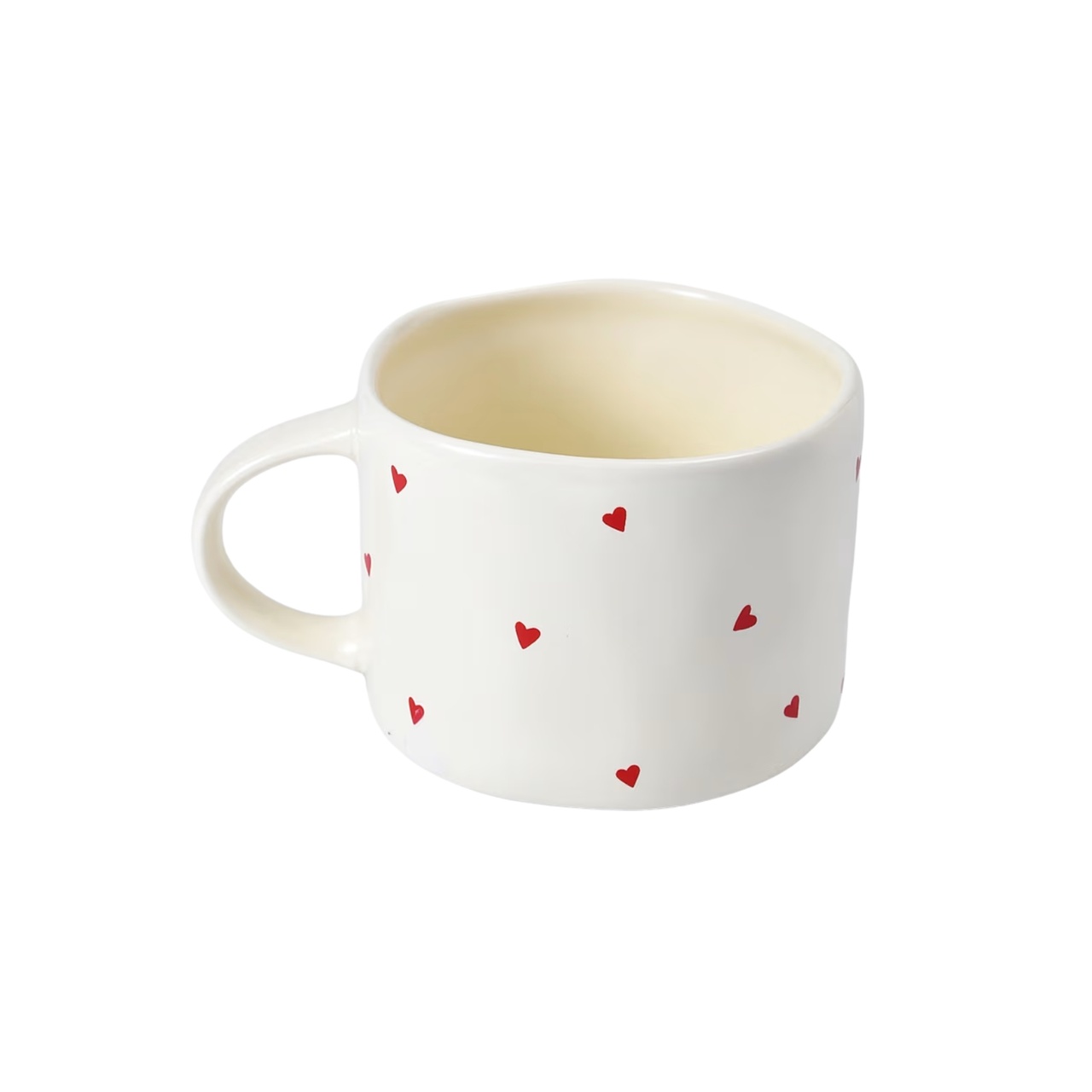 Tasse Valentine Herzen rot